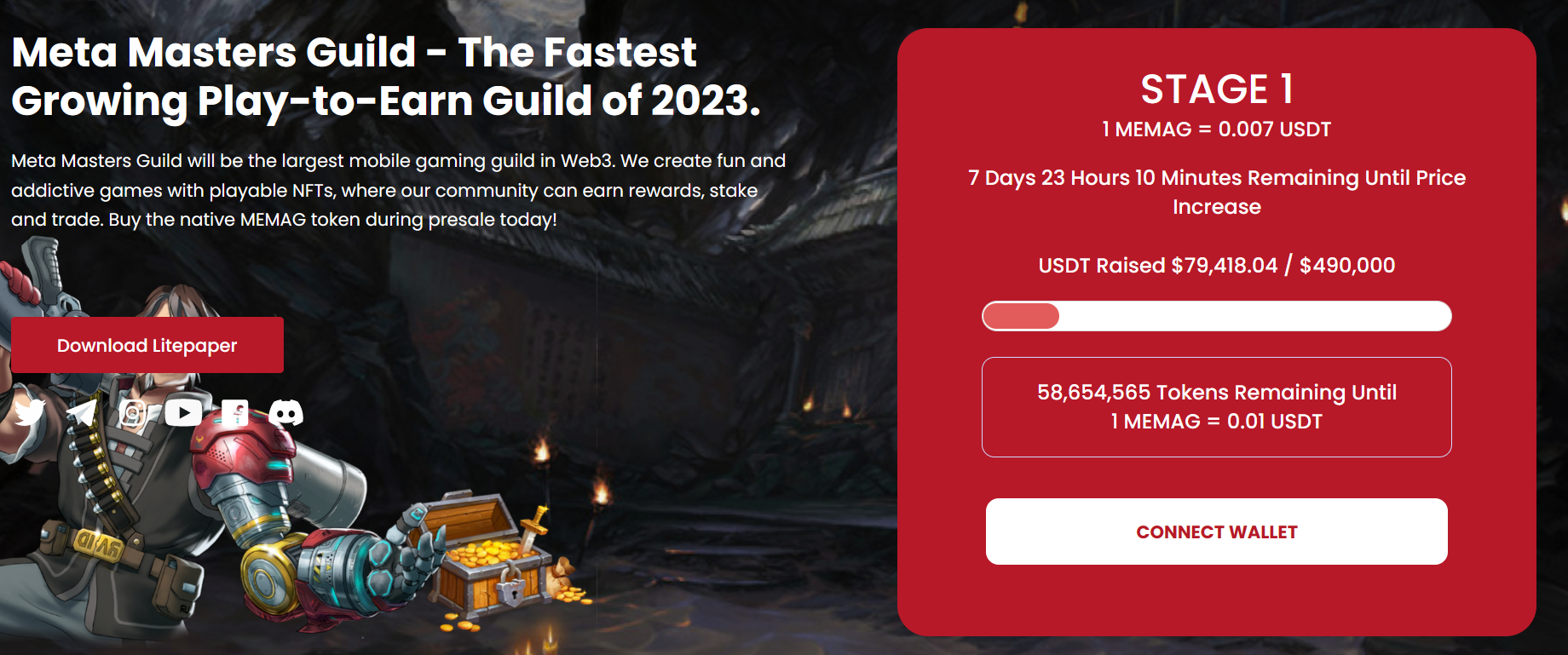 Play to Earn Games Coin Meta Masters Guild Raises Over $50k in 24 Hours - Buy Before Next Week's 40% Presale Price Rise
