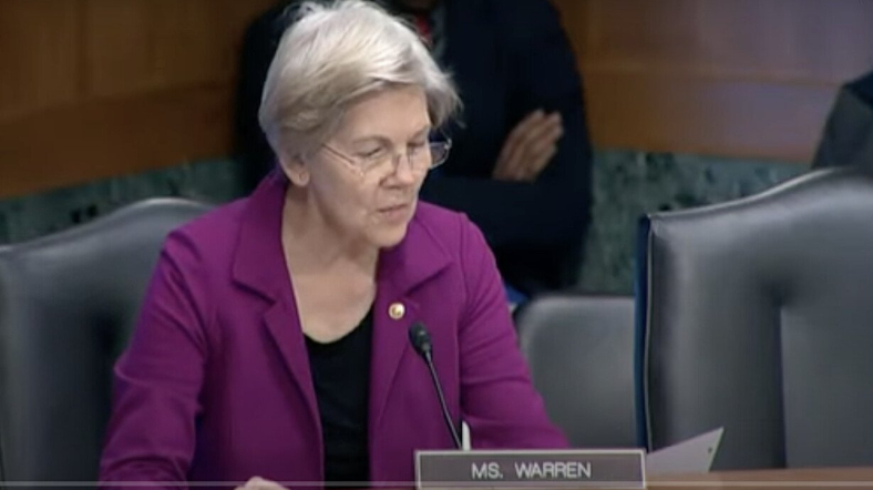 美国参议员 Elizabeth Warren 计划重新引入加密货币法案以打击危害美国国家安全之风险因素