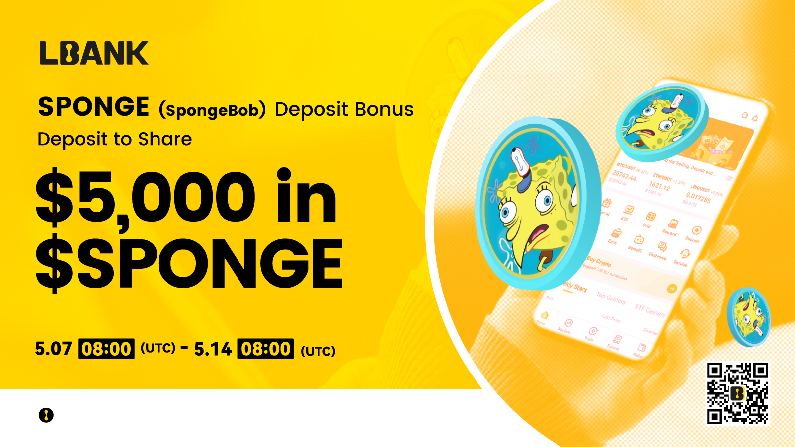 Kleine Crypto Met Potentie Streeft Pepe Coin Voorbij - SpongeBob Gelist op LBank