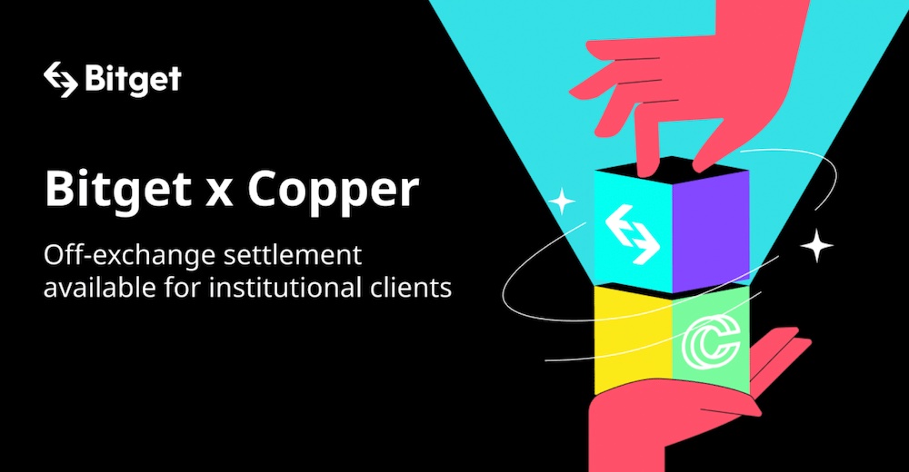 Bitget s’associe à Copper pour lancer une solution de règlement hors plateforme d’échange.