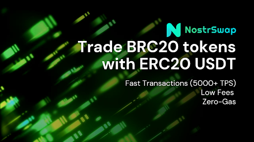 NostrSwap: The Game-Changing DEX Resolving BRC-20 Congestion and Introducing Zero-Network Fees
