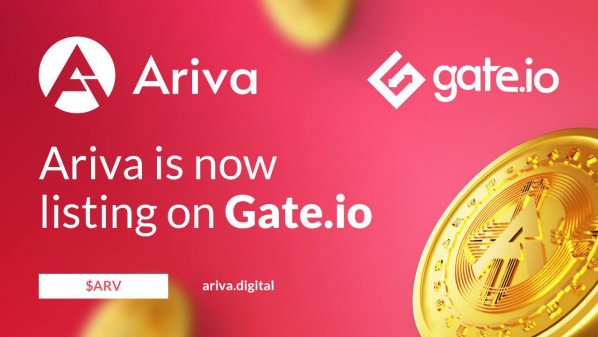 アリバ、ARVコインのGate.ioへの上場を発表