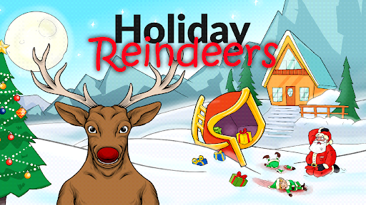 Holiday Reindeers, Projeto Exclusivo NFT, visa Libertar as Renas da Sombra do Papai Noel