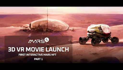 Первый интерактивный NFT в мире - VR-фильм на Марсе