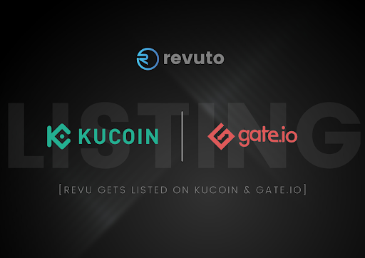 Revuto's REVU Token Poised For Debut On Tier-1 Exchanges Gate.io and KuCoin