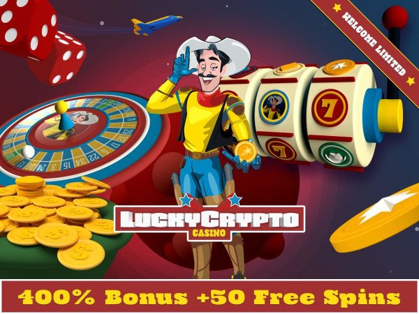 LuckyCrypto bietet Benutzern weltweit einen 400% Einzahlungsbonus und 50 Freispiele an