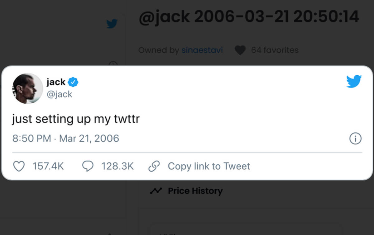 Erster Jack-Dorsey-Tweet NFT erhält niedrigeres Gebot als erwartet, da der Hype nachlässt