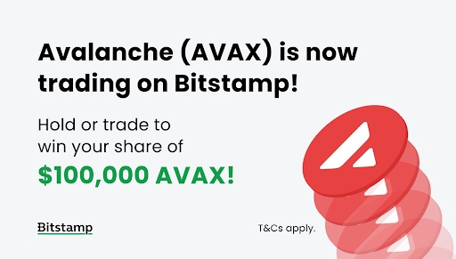 Bitstamp Launches Avalanche & Two Promotional AVAX Giveaways!