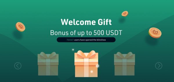 KuCoin offre ai nuovi utenti un bonus all'iscrizione fino a 500 USDT!