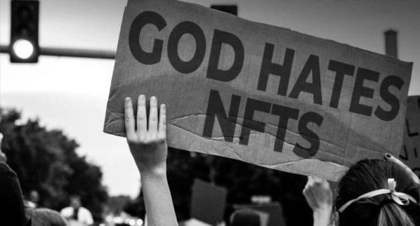 اعتراض اخیر ضد NFT ساختگی بوده است