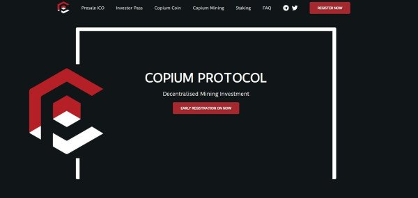 Presale van Copium levert geld op voor mining, coins terugkopen en het burnen van de munten