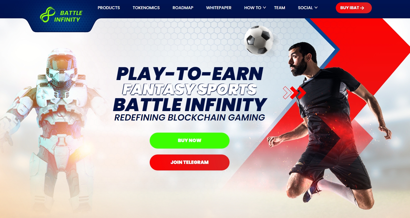 battle infinity website homepage