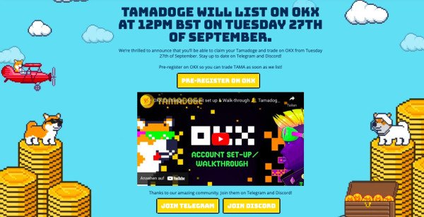 5 neue Krypto-Listings (IEOs) für diese Woche: Tamadoge, Legends of Elysium, WeSendit, Sweat Economy & VICUNA