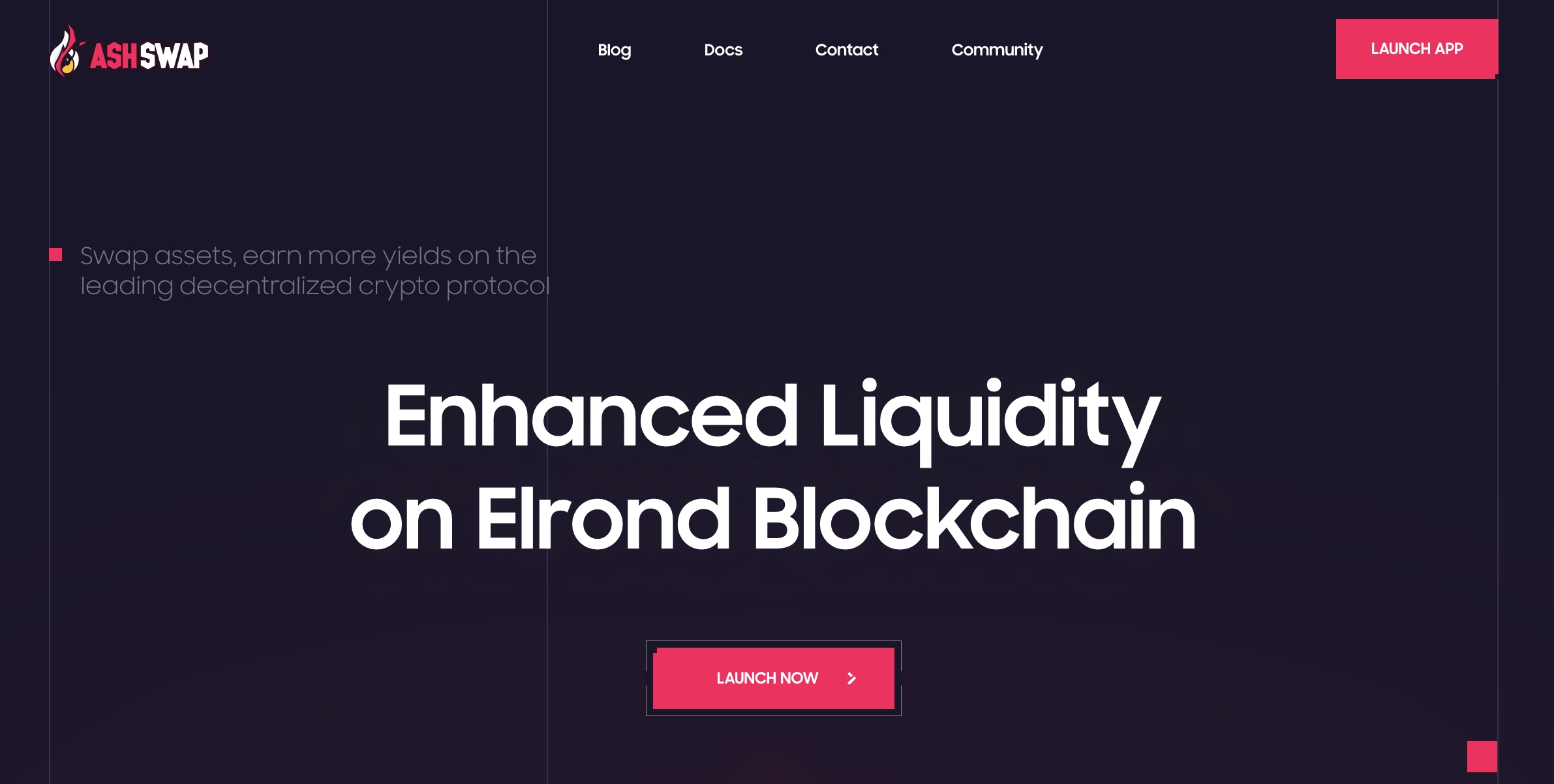 AshSwap - Exchange decentralizzato sulla blockchain di Elrond
