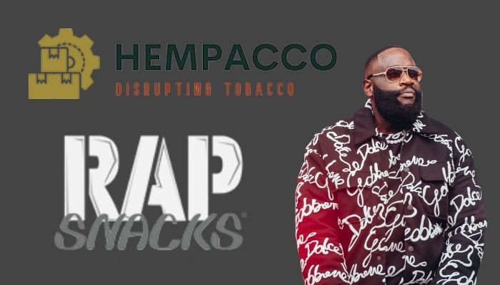 Hempacco logo and Rick Ross