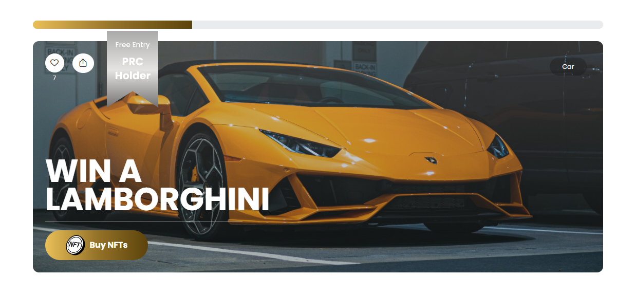 Win a Lamborghini with Lucky Block