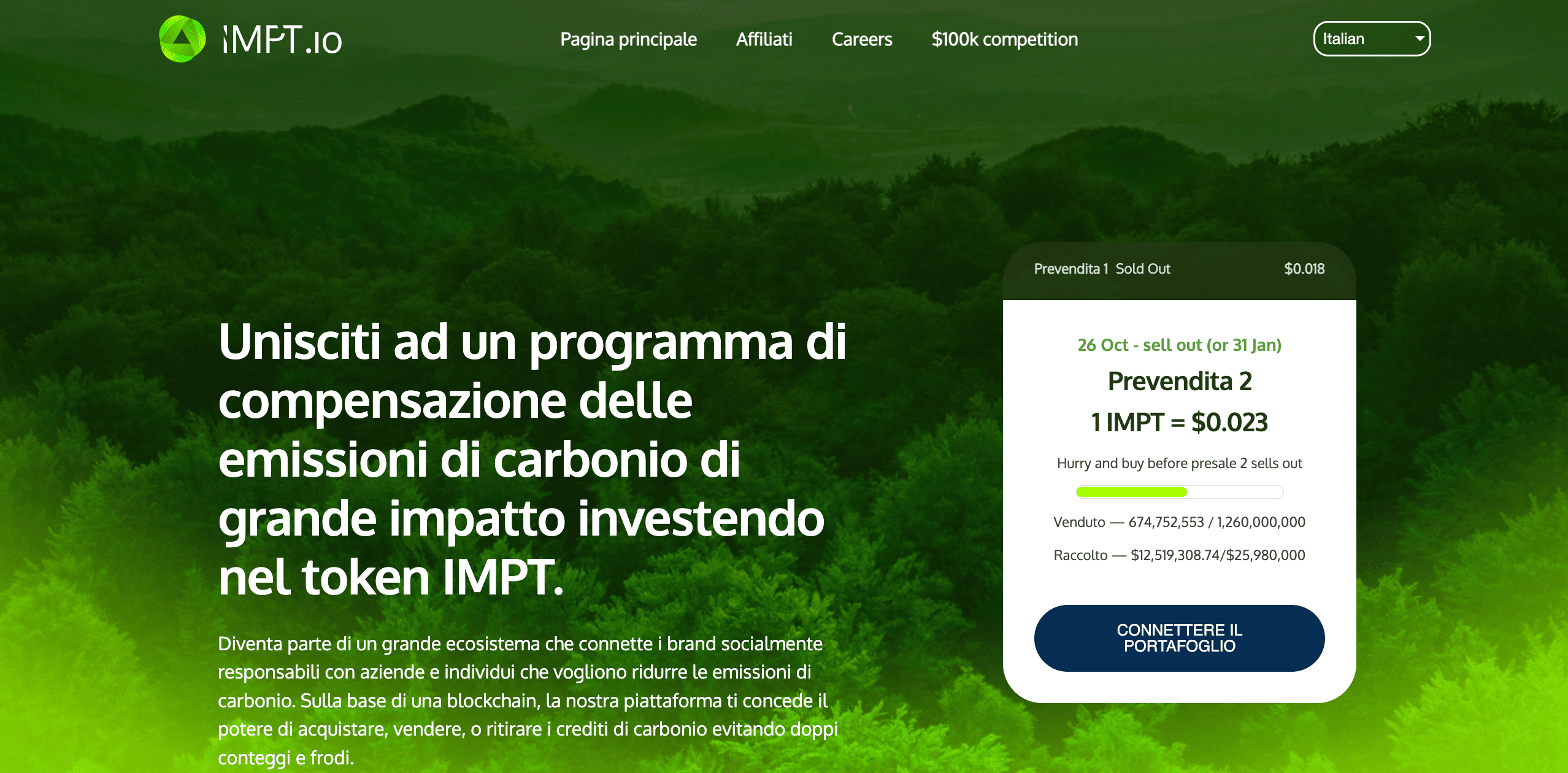 IMPT.io (IMPT) - Progetto crypto &amp;amp;amp;amp;amp;amp;amp;amp;ldquo;green&amp;amp;amp;amp;amp;amp;amp;amp;rdquo; per ridurre l'impronta di carbonio 