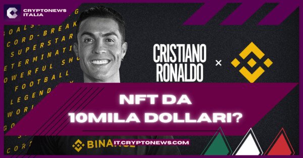 Cristiano Ronaldo e Binance lanciano una collezione NFT con diversi gradi di rarità
