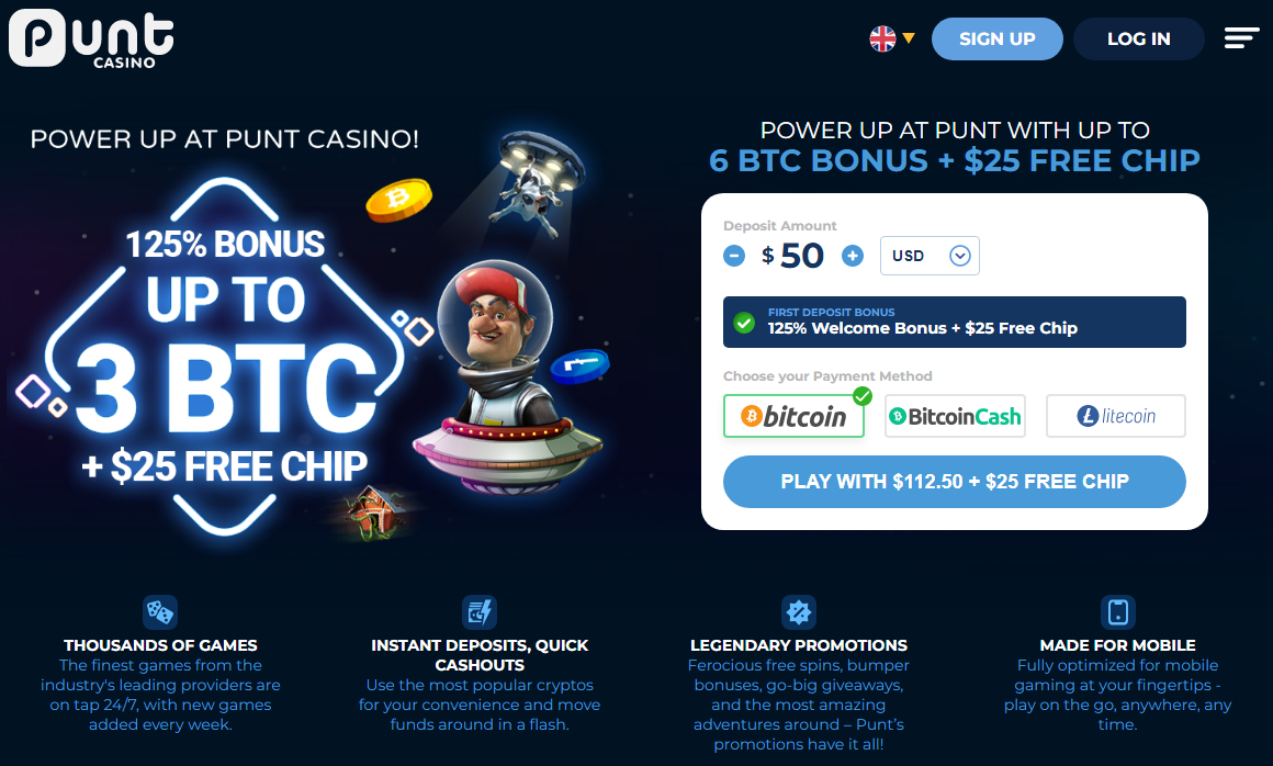 punt casino website