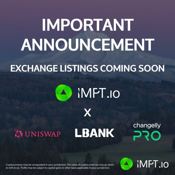 IMPT Exchange Listings Confirmed For 14th December – 1 Week Left to Buy This $13.5 Million Green Crypto