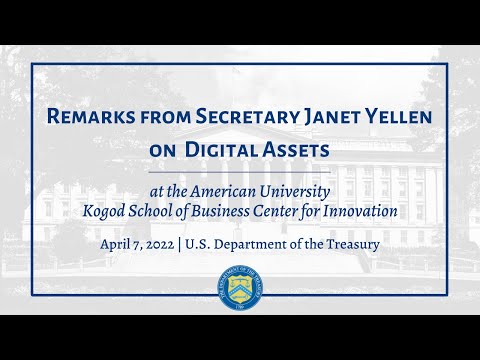 Finanzministerin Janet Yellen: Bemerkungen zu digitalen Vermögenswerten